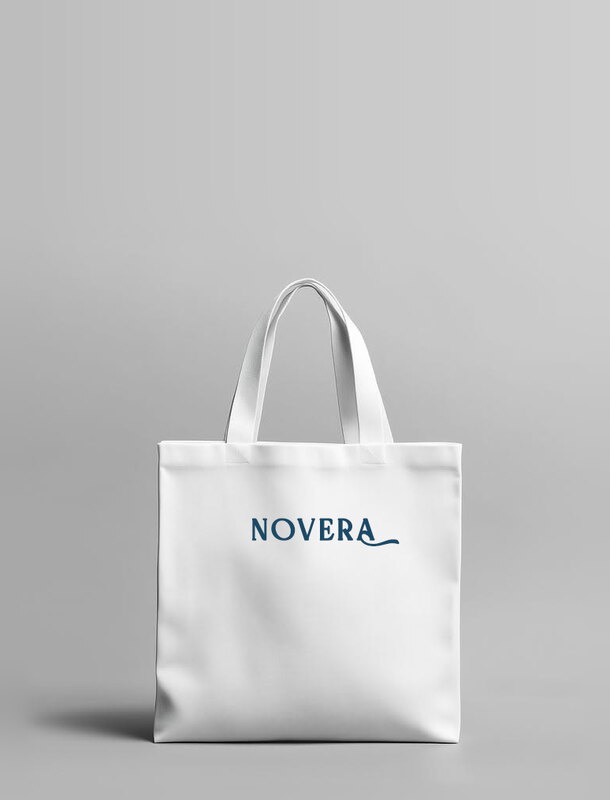 NOVERA logo tote bag